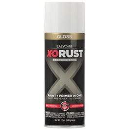 Anti-Rust Enamel Paint & Primer, White Gloss, 12-oz. Spray