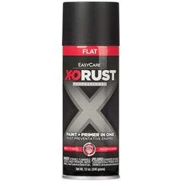 Anti-Rust Enamel Paint & Primer, Black Flat, 12-oz. Spray