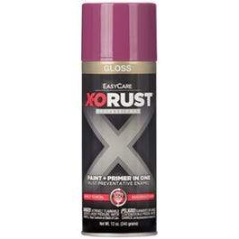 Anti-Rust Enamel Paint & Primer, Safety Purple Gloss, 12-oz. Spray