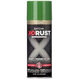 Anti-Rust Enamel Paint & Primer, Medium Green Gloss, 12-oz. Spray
