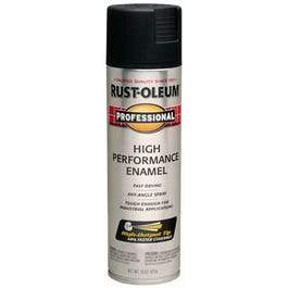 Fast Dry Professional Spray Enamel, Flat Black, 15-oz.