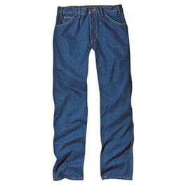 5-Pocket Jeans, Rinsed Denim, Regular Fit, Men's 32 x 30-In.