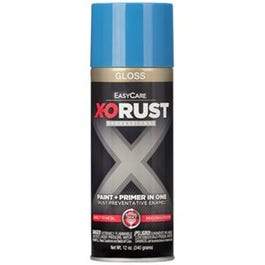 Anti-Rust Enamel Paint & Primer, Safety Blue Gloss, 12-oz. Spray