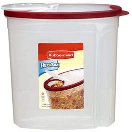 Cereal Keeper, Clear With Red Lid, 1.5-Gal.