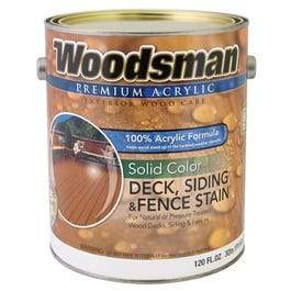 Acrylic Deck, Siding & Fence Stain, Solid, Redwood, 1-Gallon