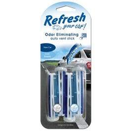 Car Air Freshener, Vent Stick, New Car/Cool Breeze Scent, 4-Pk.