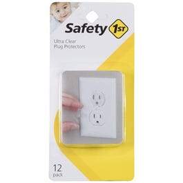 12-Pack Clear Outlet Child Safety Cap