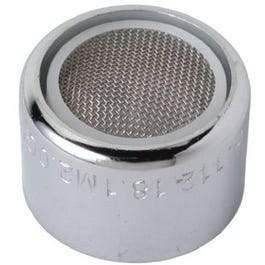 Faucet Aerator, Female, Chrome-Plated Brass, 55/64-In.