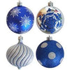 Decorated Shatterproof Ornament, Assorted, 5.9-In.