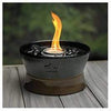 Clean Burn Tabletop Torch, Ceramic, 7-In. Diam.