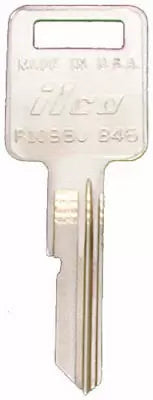 Kaba Ilco Key Blank A-Keyway For General Motors Ignitions