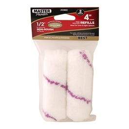 Paint Roller Cover Refill, Microfiber, 4 x 1/2-In., 2-Pk.