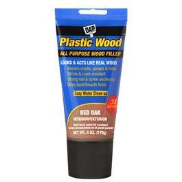 Plastic Wood Latex Wood Filler, Red, 6-oz. Tube