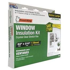 Outdoor Window Film Insulation Kit, 62 x 210-In.