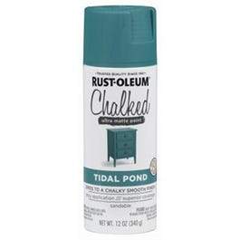 Chalked 1-Coat Spray Paint, Ultra Matte Tidal Pond Cream, 12-oz.