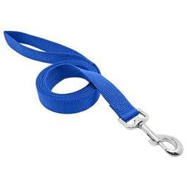 Pet Expert Nylon Dog Leash, Blue, 1-In. x 6-Ft.