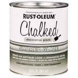 Chalked Decorative Glaze, Smoked Glaze Topcoat, 30-oz.