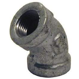 Pipe Fitting, Elbow, 45-Degree, Galvanized, 1/8-In.