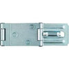 Double Hinge Safety Hasp, Zinc, 4.5-In.