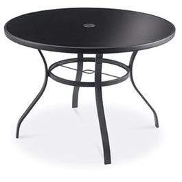 Kastoria Patio Table, Painted Glass Top, 40-In. Round
