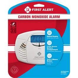 LED Carbon Monoxide Alarm, Battery-Operated