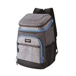 Maxcold Backpack Cooler, Gray, Holds 20 Cans