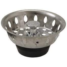 Chrome Basket Sink Strainer