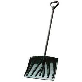 18-In. Green Poly Snow Shovel With D-Grip Handle