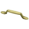 5-In. Antique Brass Spoon Foot Cabinet Pull