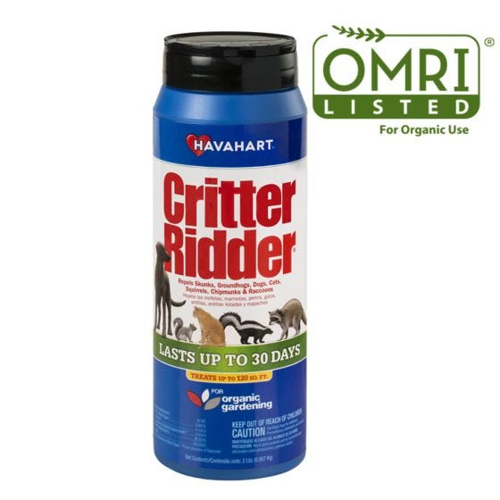 Woodstream CorporationHavahart® Critter Ridder® Granular Animal Repellent OMRI Listed® for Organic Use
