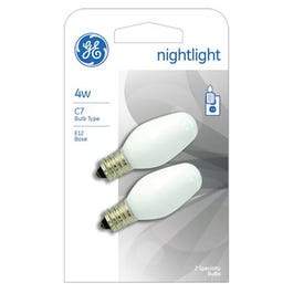 Night Light Bulbs, 2-Pk., 4-Watts