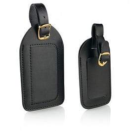 Black Deluxe Luggage Tag, 2-Pack