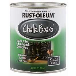 Chalkboard Brush-On Latex Paint, Black, Qt.