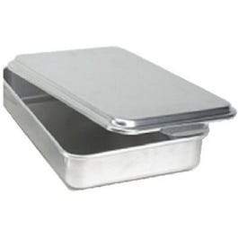 Cake Pan, With Dome Cover, Aluminum, 13 x 9 x 3-1/2-In.