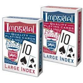 Imperial Poker Playing Cards, Large Index