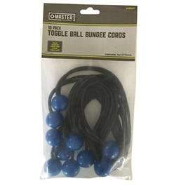 10-Pack Bungee Cords With Toggle Balls