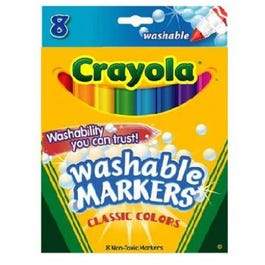 8-Count Washable Broad Line Markers