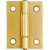2-Pk., 2-In. Dull Brass Narrow Hinges