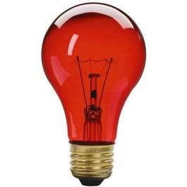 Party Light Bulb, Transparent Red, 25-Watts