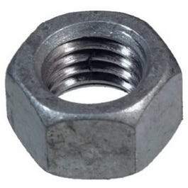 Hex Nuts,  Heat-Treated Zinc-Plated Steel,  Coarse Thread, 1/4-20, 100-Pk.