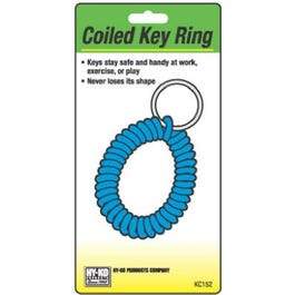 Key Ring With Wrist Coil & Split Ring