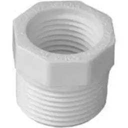 Charlotte Pipe 3/4 In. MPT x 1/2 In. FPT Schedule 40 PVC Bushing