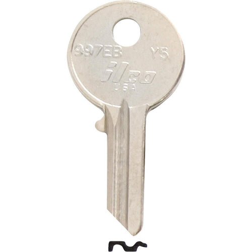 ILCO Yale Nickel Plated House Key, Y5 (10-Pack)