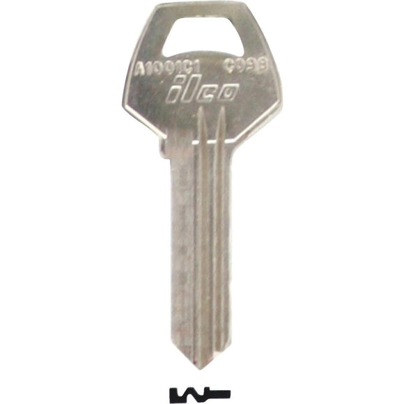ILCO Corbin Nickel Plated House Key, CO98 (10-Pack)