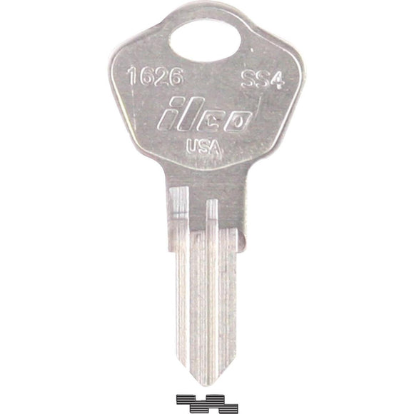 ILCO Sentry Nickel Plated Safe Key, SS4 (10-Pack)