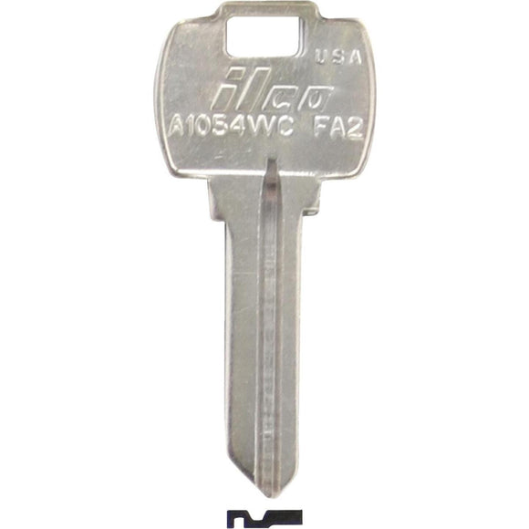 ILCO Falcon Nickel Plated House Key, FA2 (10-Pack)