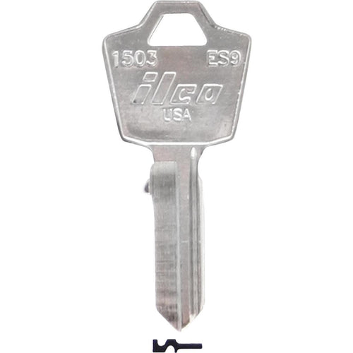 ILCO ESP Nickel Plated Mailbox Key, (10-Pack)