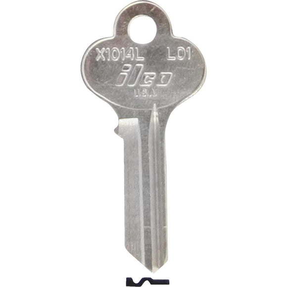 ILCO Lori Nickel Plated House Key, LO1 (10-Pack)