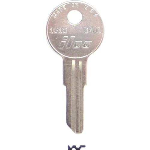 ILCO Bauer Nickel Plated File Cabinet Key, BAU1 (10-Pack)