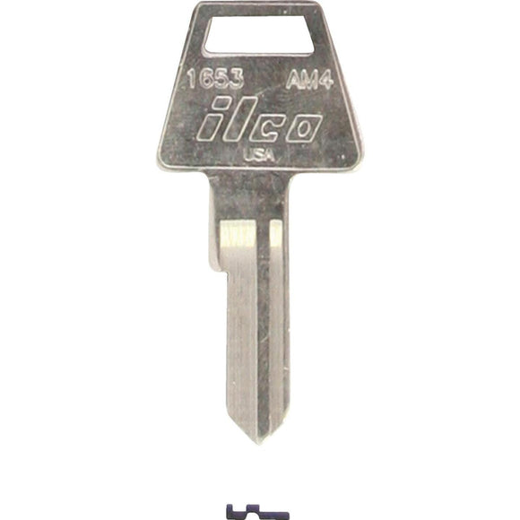 ILCO American Nickel Plated House Key, AM4 (10-Pack)